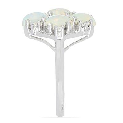 BUY REAL ETHIOPIAN OPAL MULTI GEMSTONE RING IN STERLING SILVER